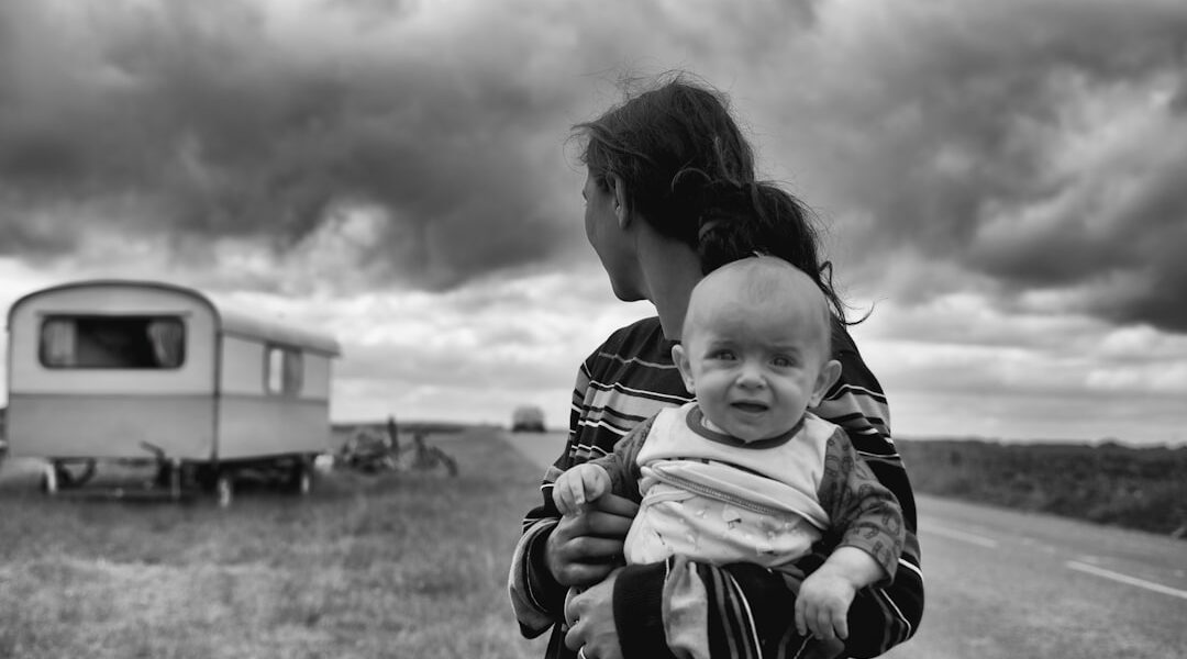 Photo Traveling family